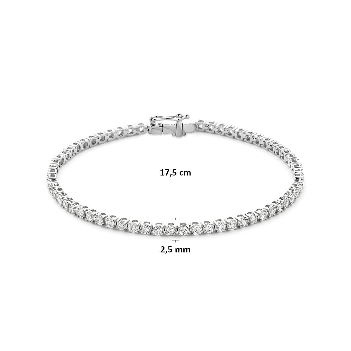 Fantasy Collection 14K Witgouden Diamanten Armband 4106481
