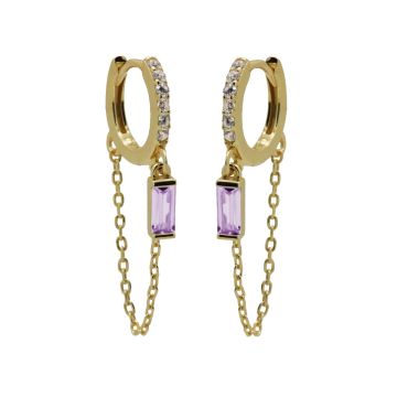 Karma Hinged Hoops Sunkissed Sieraad oorbellen