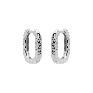 Karma Hinged hoops ROMÉ Silver - H384S