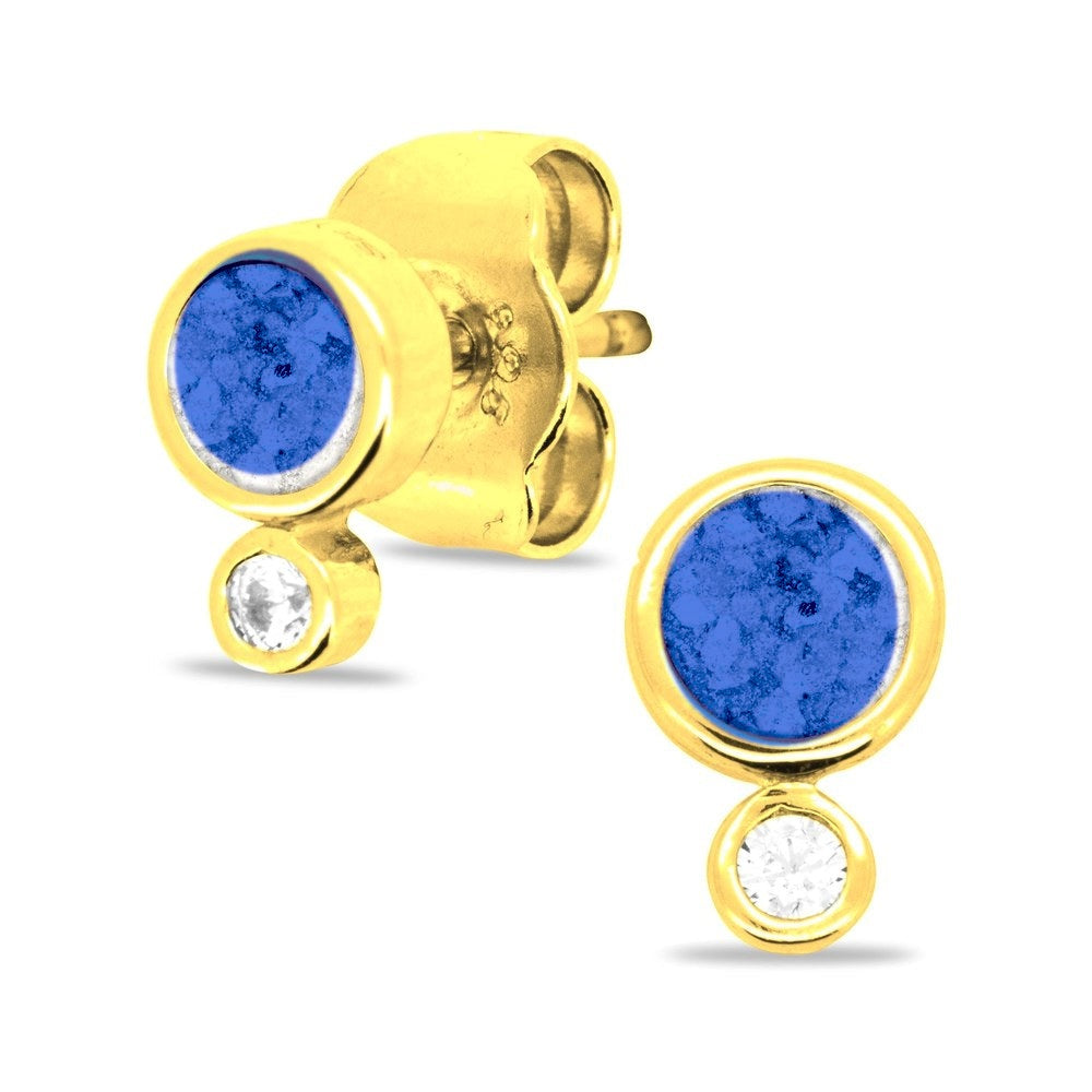 See You Geboortesteen oorknoppen in goud voor as – 317 – afbeelding 16