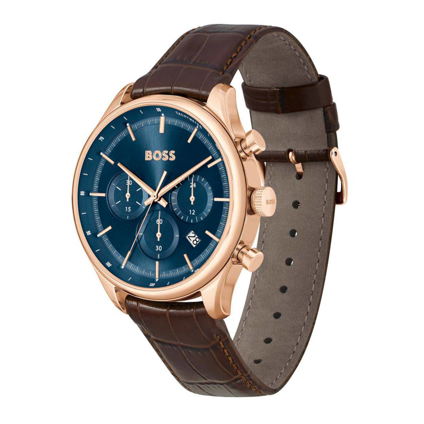 Hugo Boss HB1514050 GREGOR Herenhorloge 45mm Leer - PansiteNederland.nl