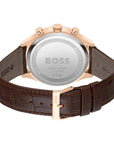 Hugo Boss HB1514050 GREGOR Herenhorloge 45mm Leer