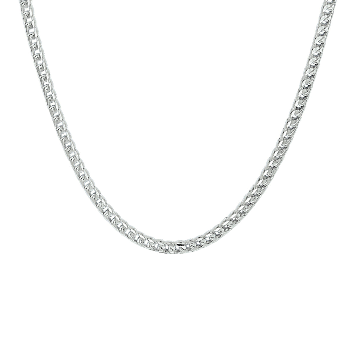 Zilver Gerhodineerd Gourmette 3,0 mm 1337479 - PansiteNederland.nl