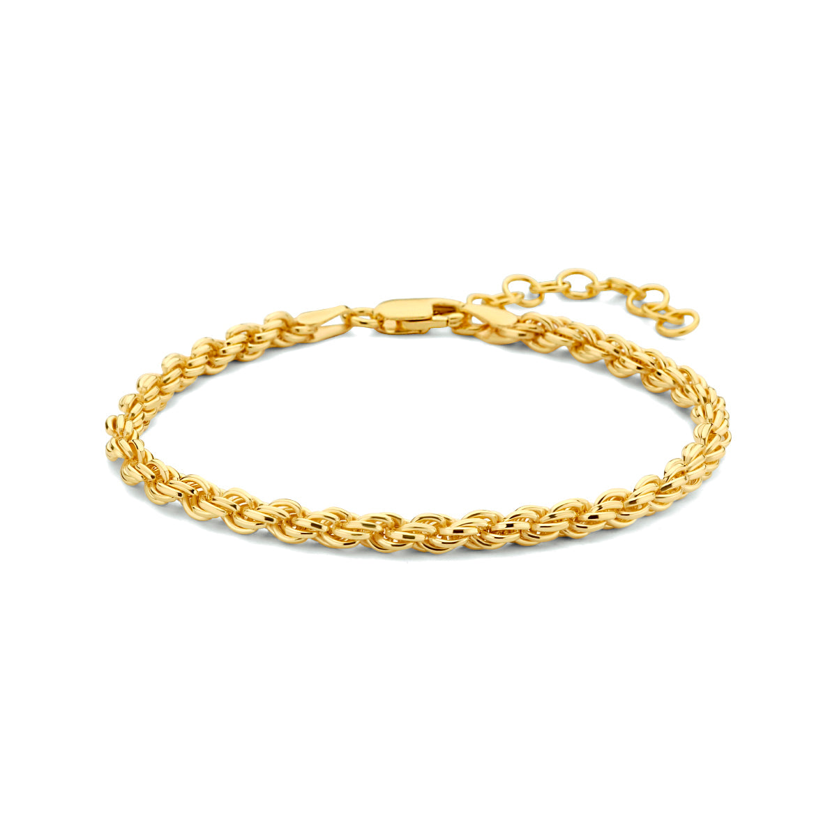 koord 3,5 mm 3 micron zilver verguld (geel)