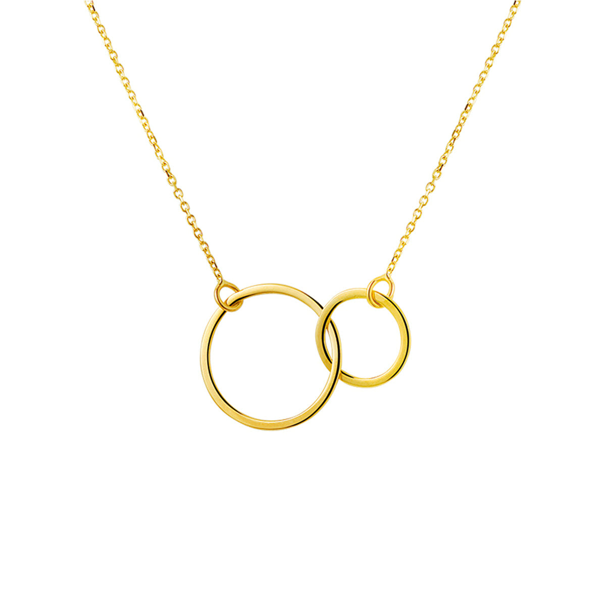 14K geelgoud collier rondjes 41 - 43 - 45 cm 4018695 - PansiteNederland.nl