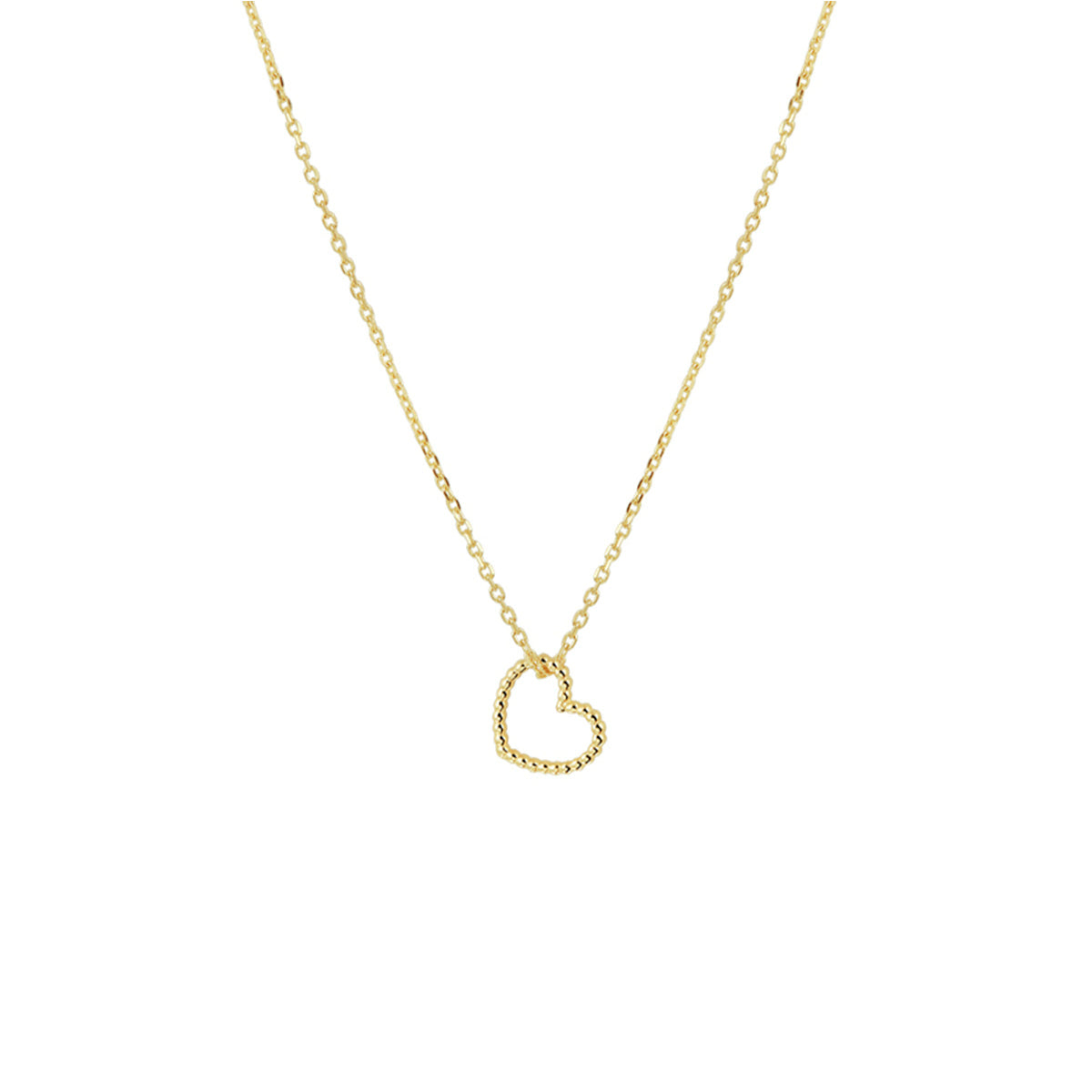 14K geelgoud collier hart 40 - 42 - 44 cm 4018966 - PansiteNederland.nl