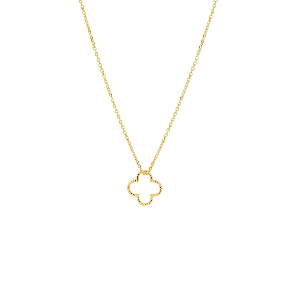 14K geelgoud collier bloem 40 - 42 - 44 cm 4018967 - PansiteNederland.nl
