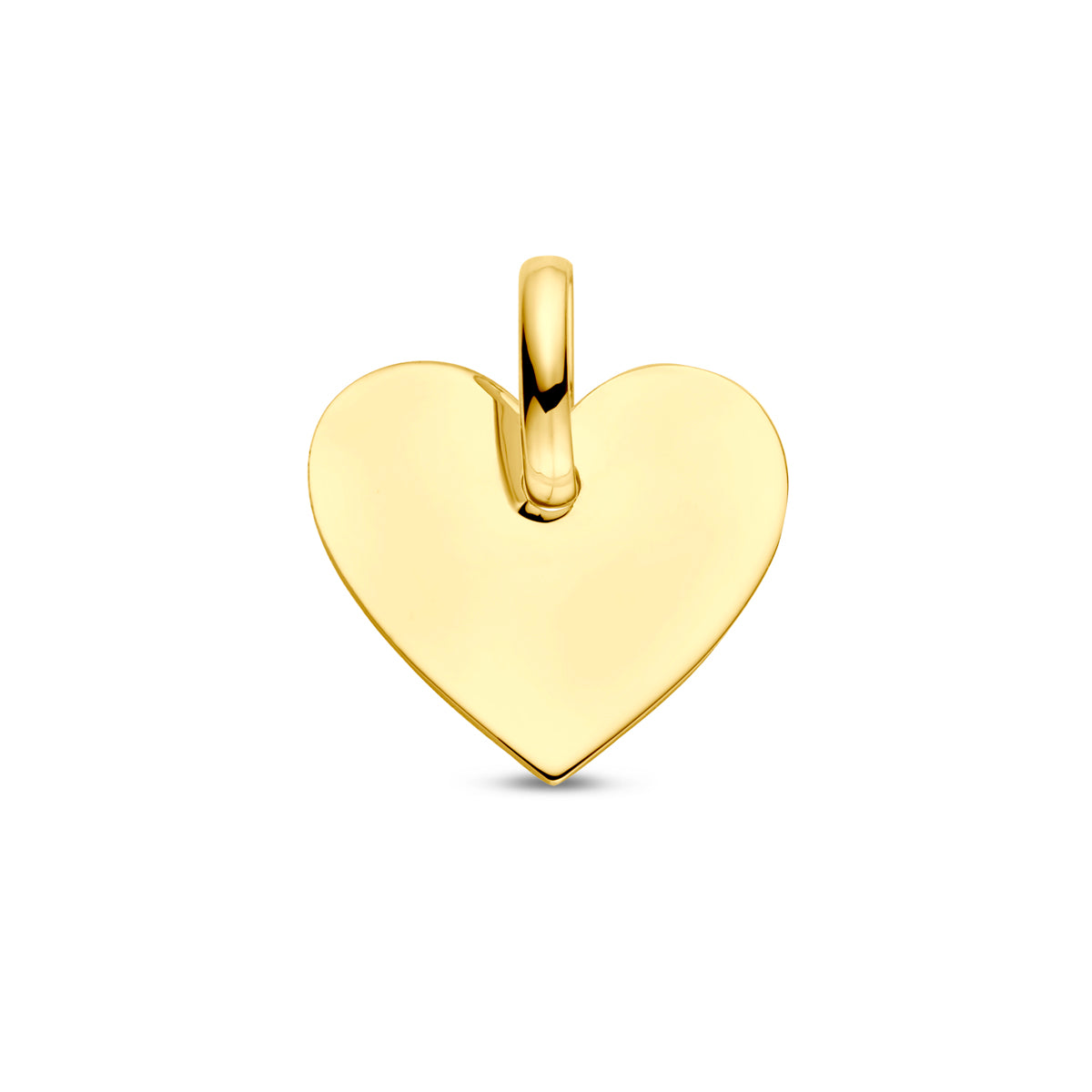 14K geelgoud graveerhanger hart 4019231 - PansiteNederland.nl
