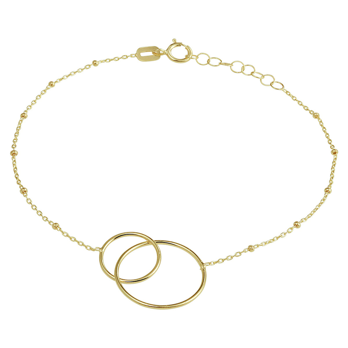 14K Geelgoud Armband Rondjes 16 + 2 Cm 4022522 - PansiteNederland.nl