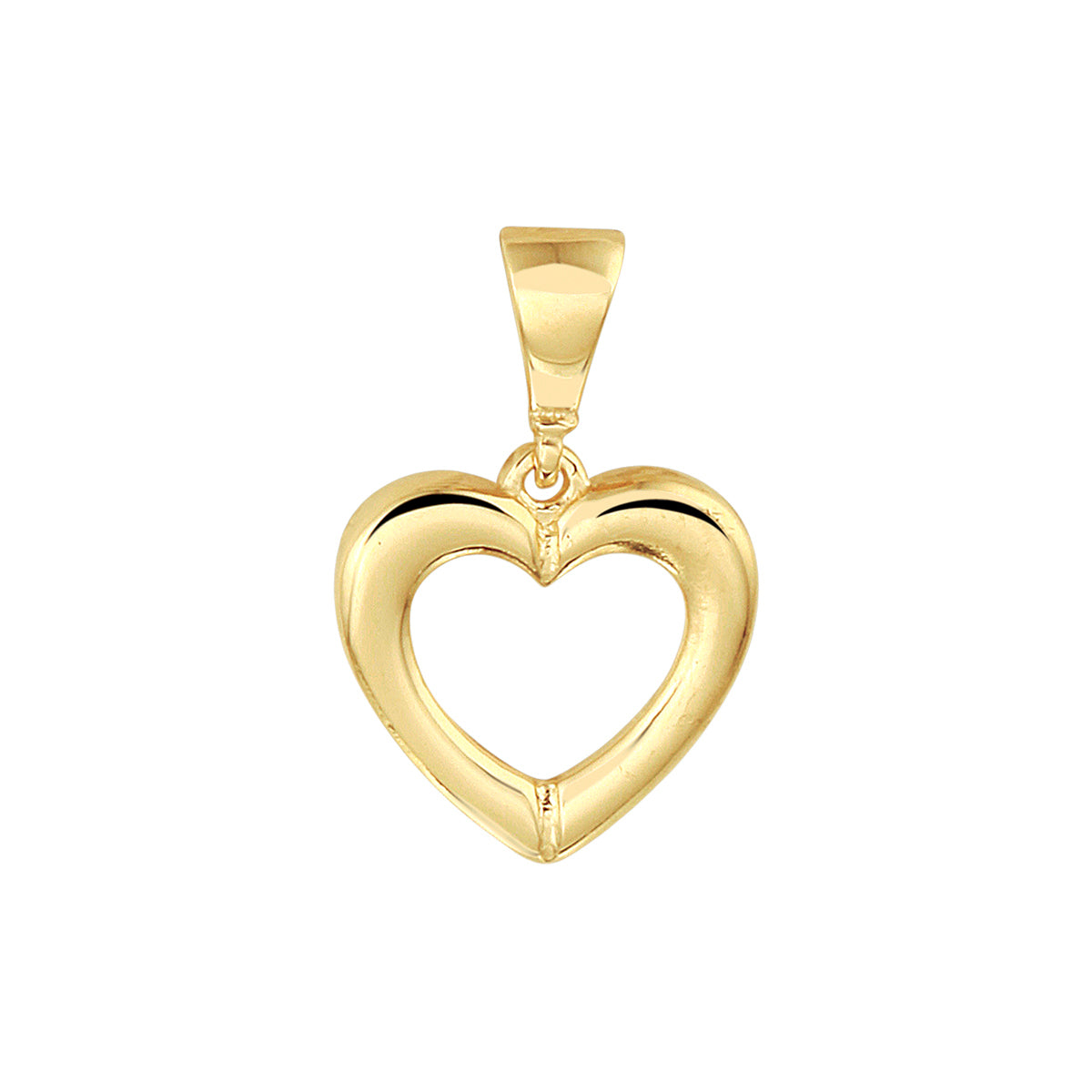 14K geelgoud hanger hart 4023011 - PansiteNederland.nl