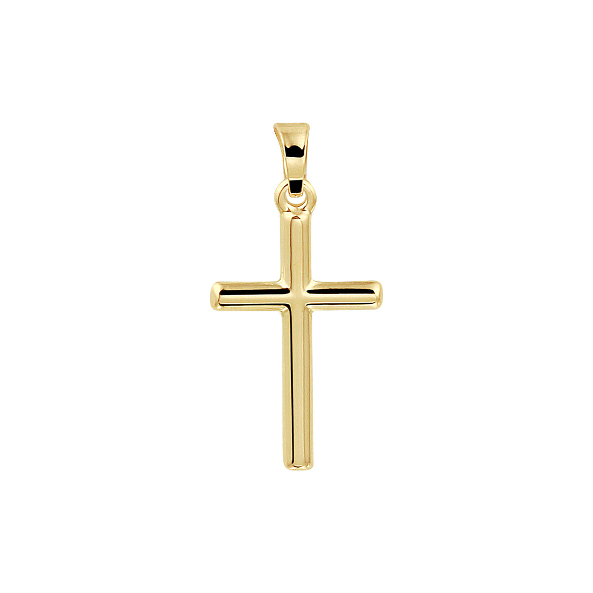 14K geelgoud hanger kruis 4023328 - PansiteNederland.nl