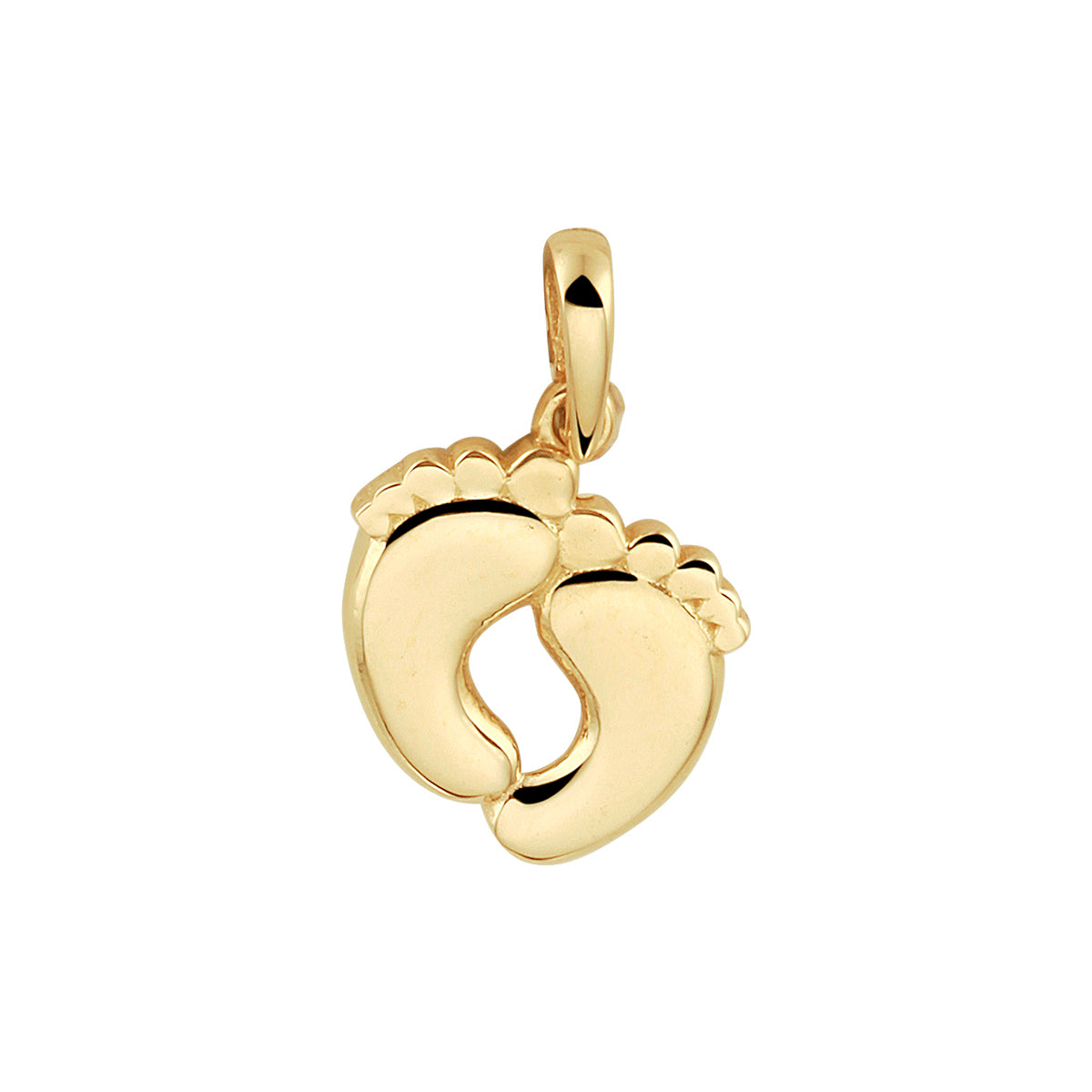 14K geelgoud hanger voetjes 4023365 - PansiteNederland.nl