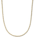 14K geelgoud tenniscollier zirkonia 3,0 mm 45 cm 4027298 - PansiteNederland.nl