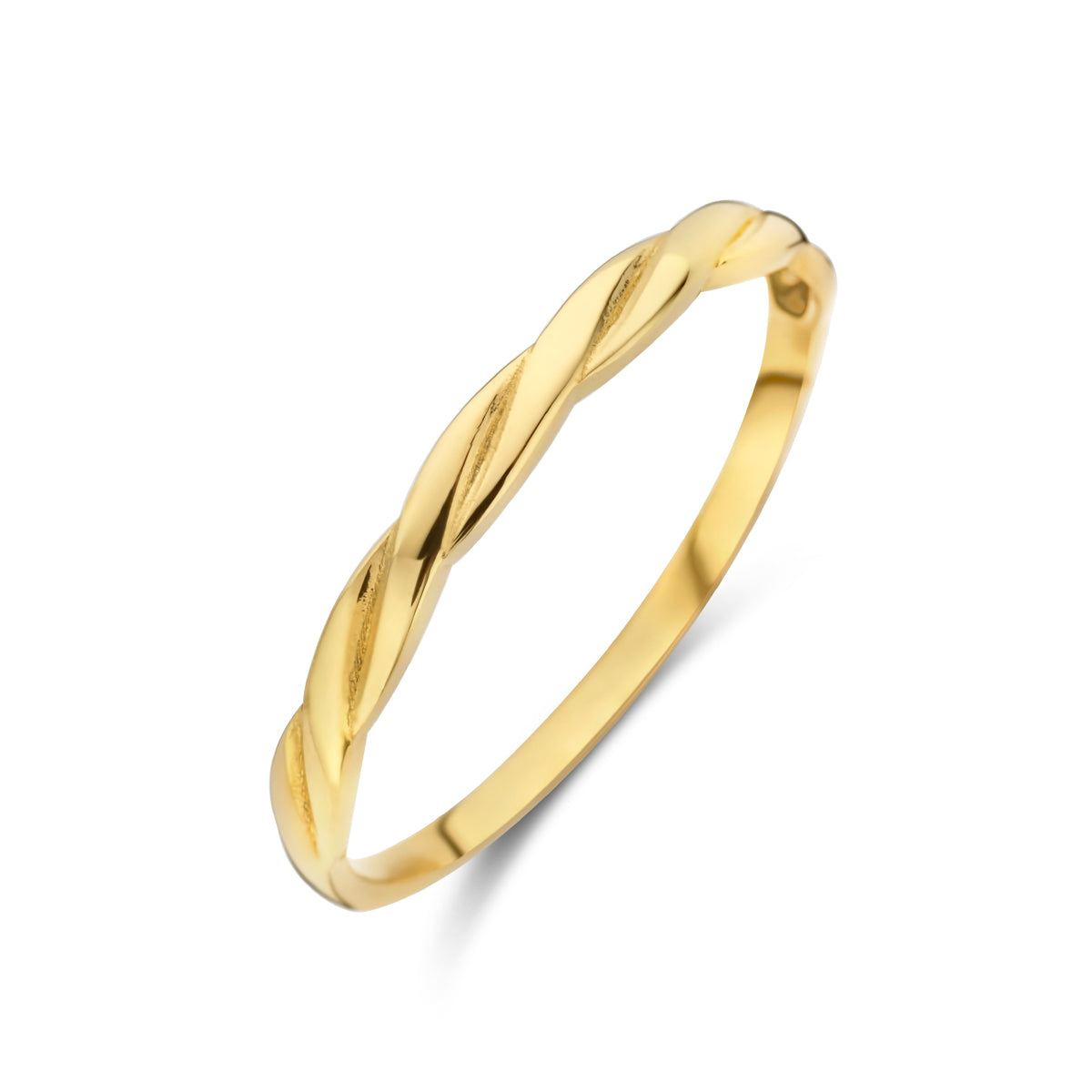 14K Geelgoud Ring Gedraaid 4027399 - PansiteNederland.nl