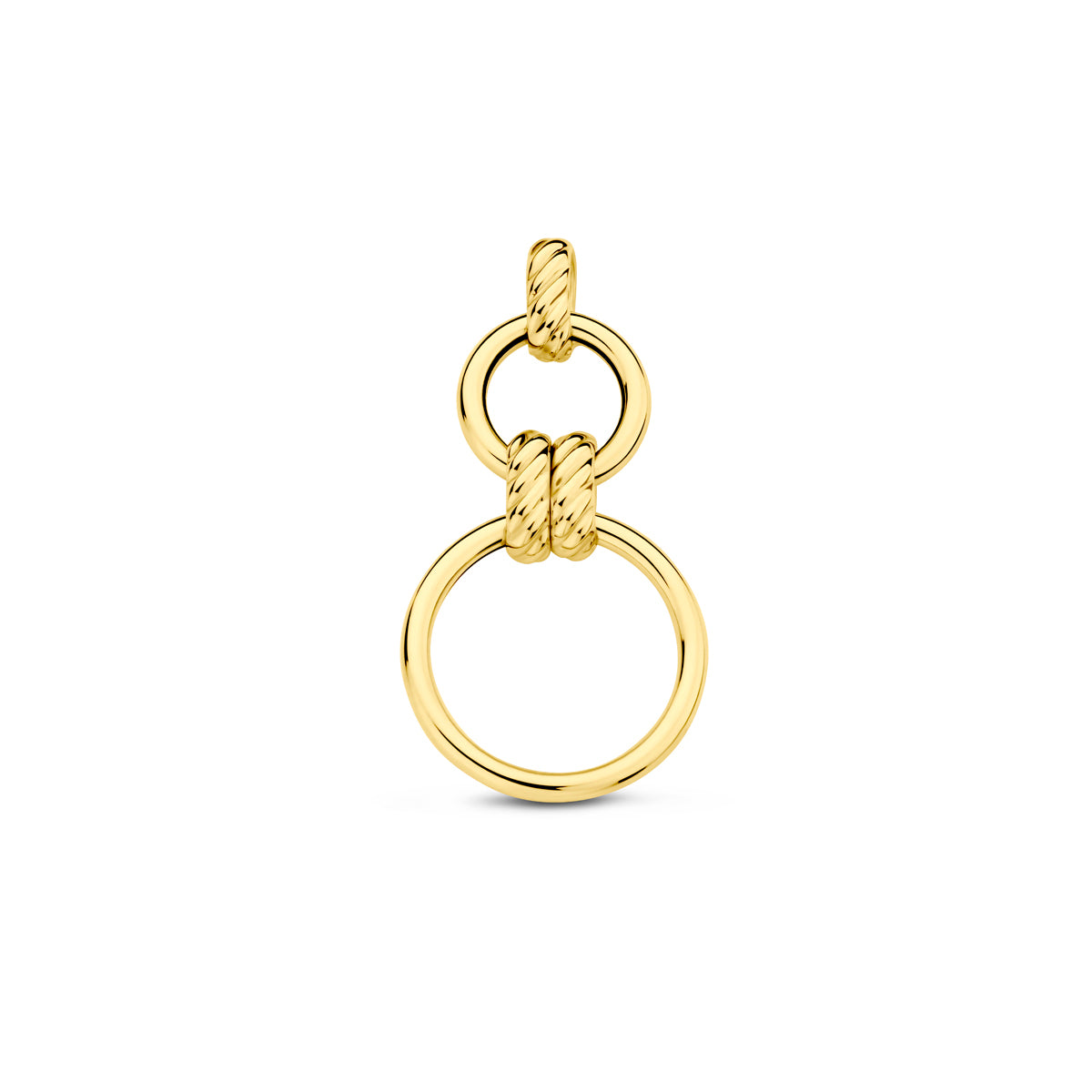 14K geelgoud hanger cirkels 4028363 - PansiteNederland.nl