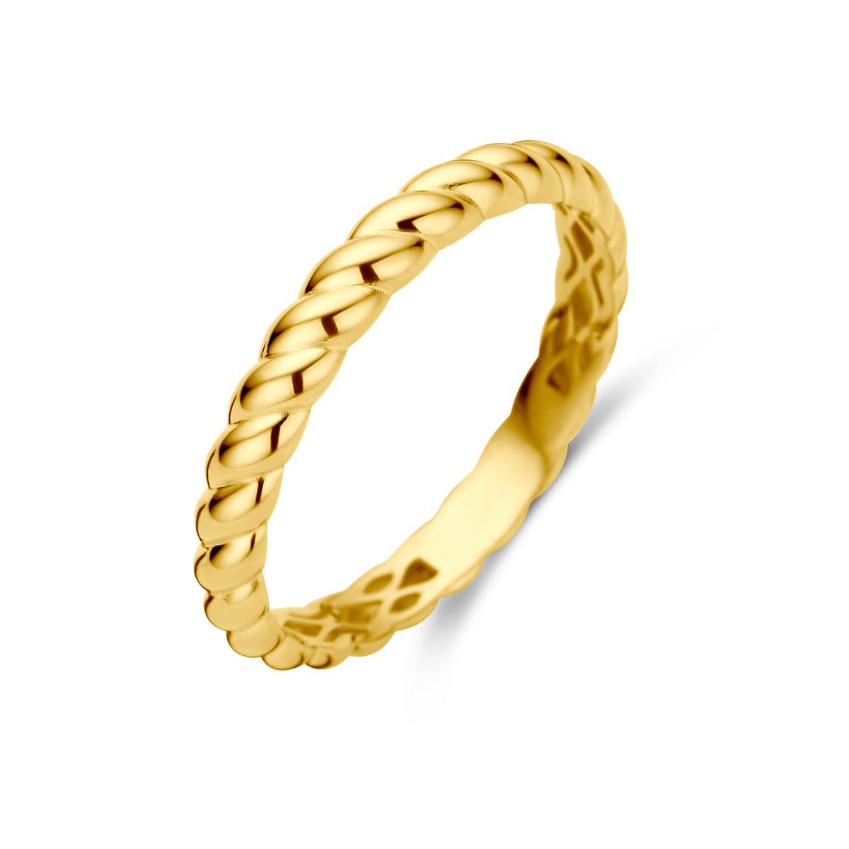 14K Geelgoud Ring Gedraaid 4029693 - PansiteNederland.nl