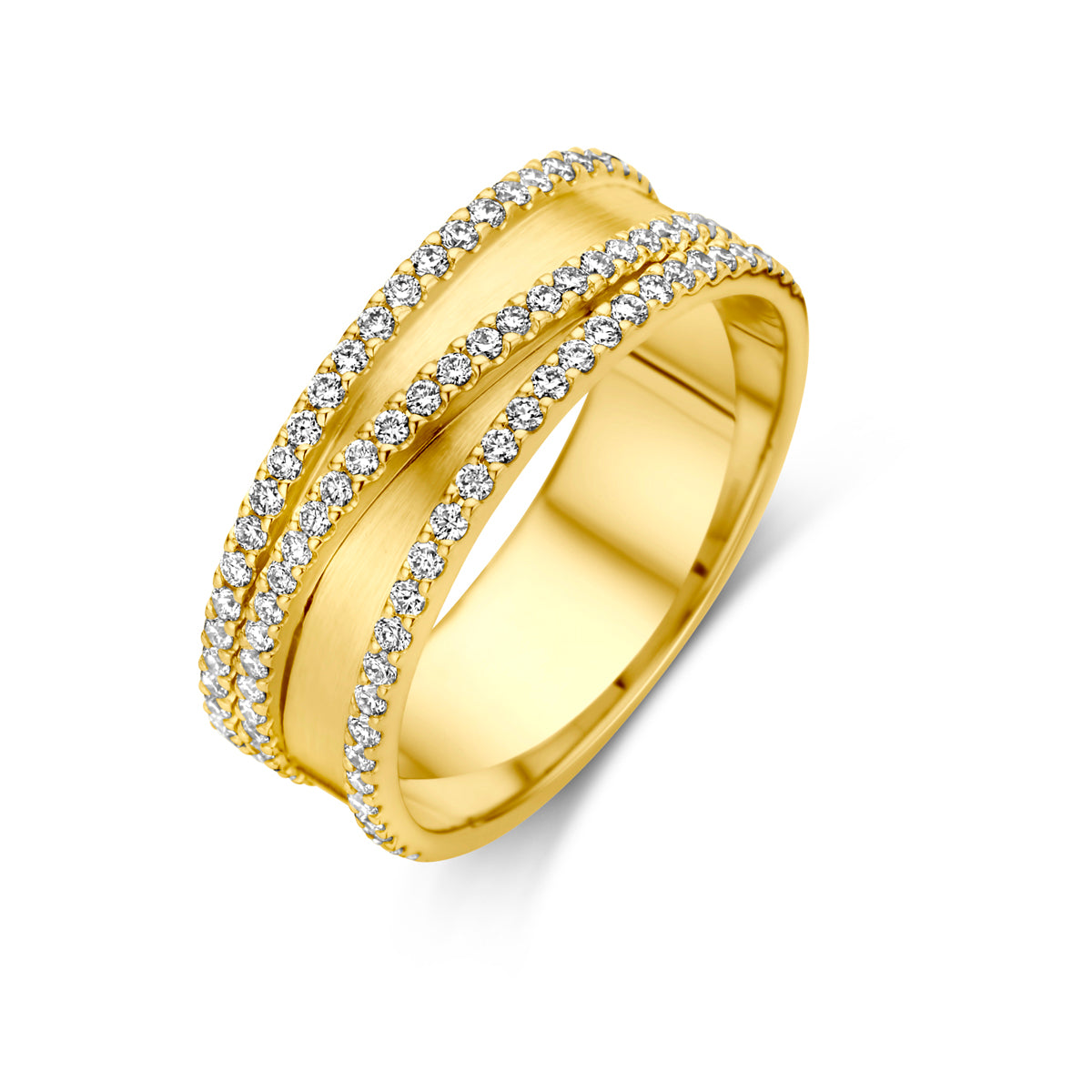 14K Geelgoud Ring Diamant 0.44Ct H Si 4029926 - PansiteNederland.nl