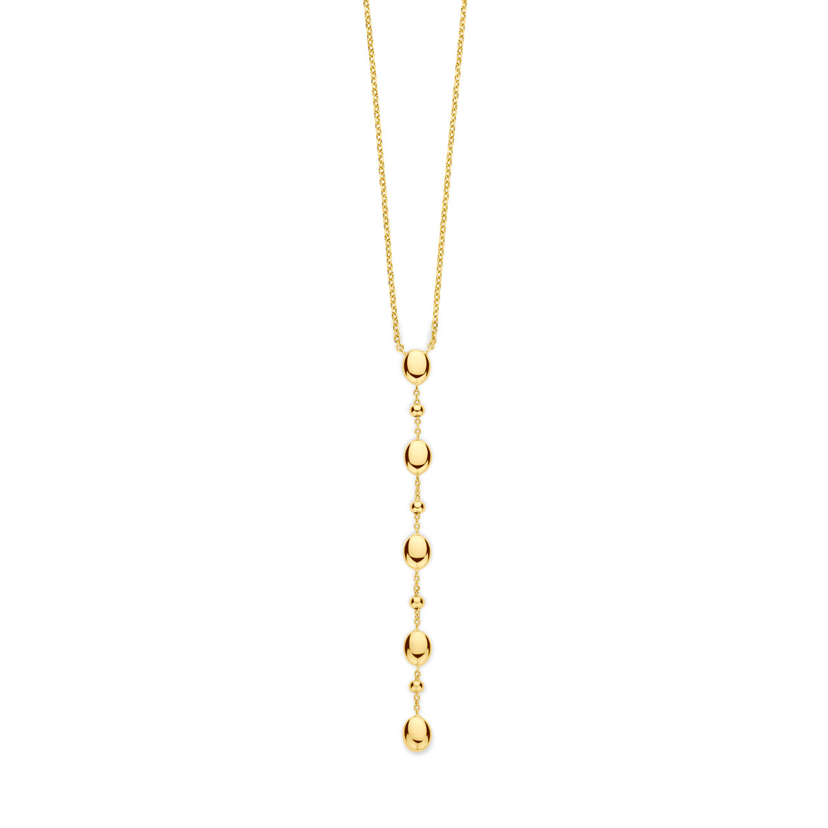 14K geelgoud y-collier 45 - 47 cm 4029936