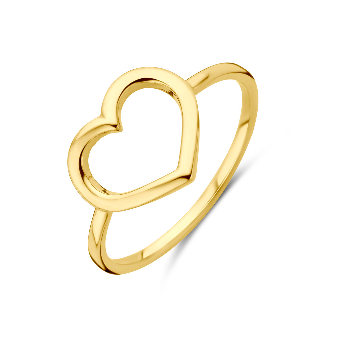 14K Geelgoud Ring Hart 4030430 - PansiteNederland.nl