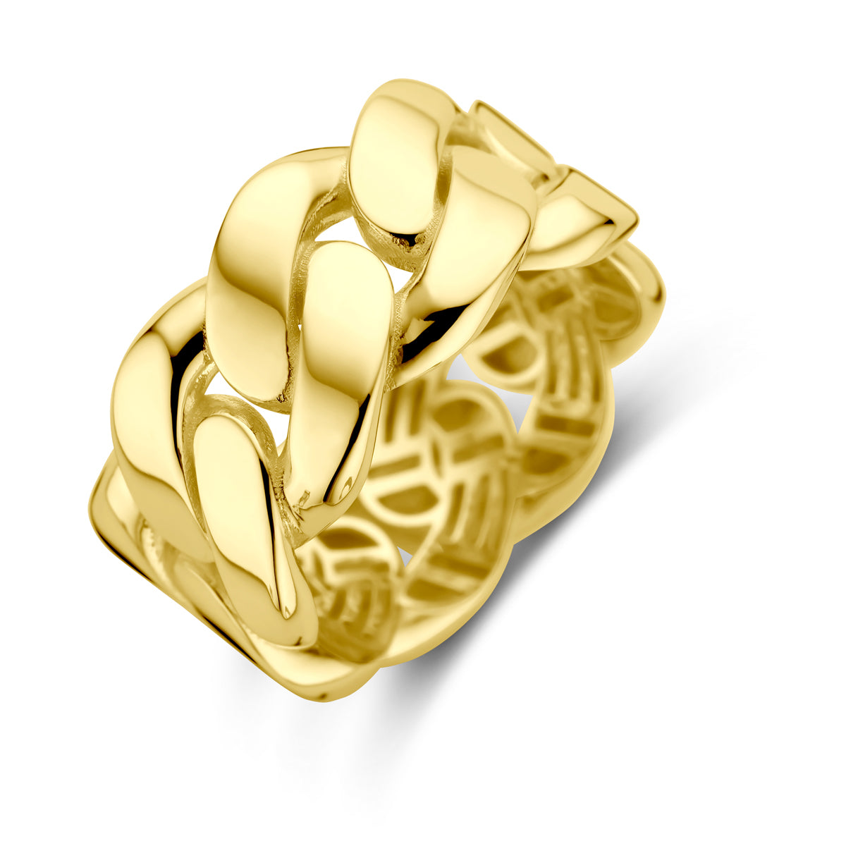14K Geelgoud Ring Schakel 4030448 - PansiteNederland.nl