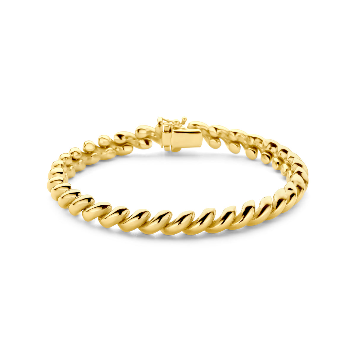 14K Geelgoud Armband San Marco 6,6 Mm 19 Cm 4030486 - PansiteNederland.nl