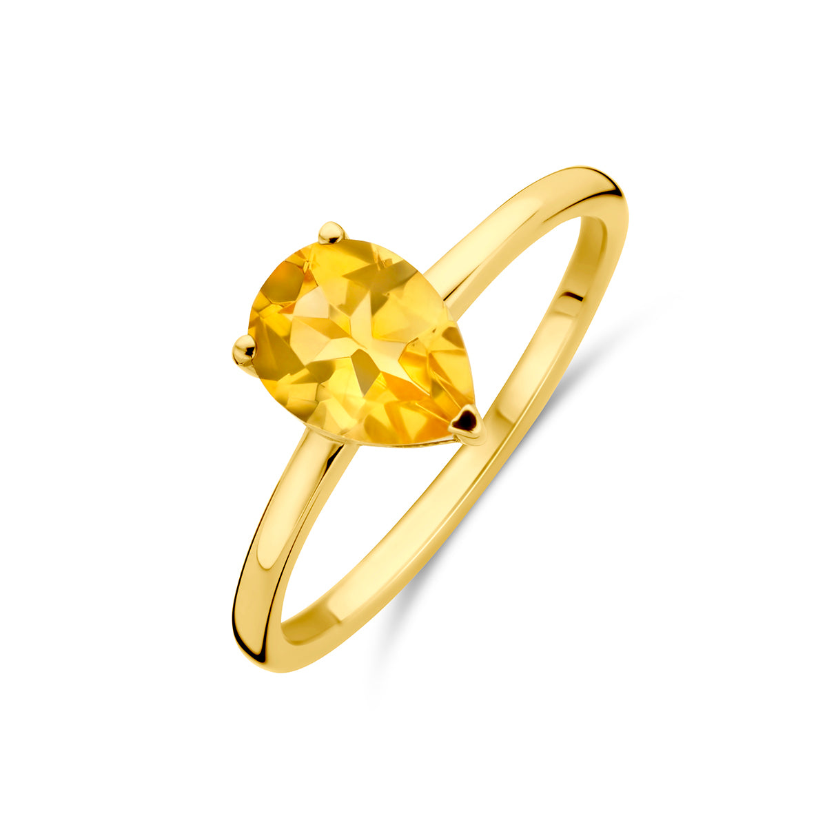 14K Geelgoud Ring Citrien 4030713 - PansiteNederland.nl
