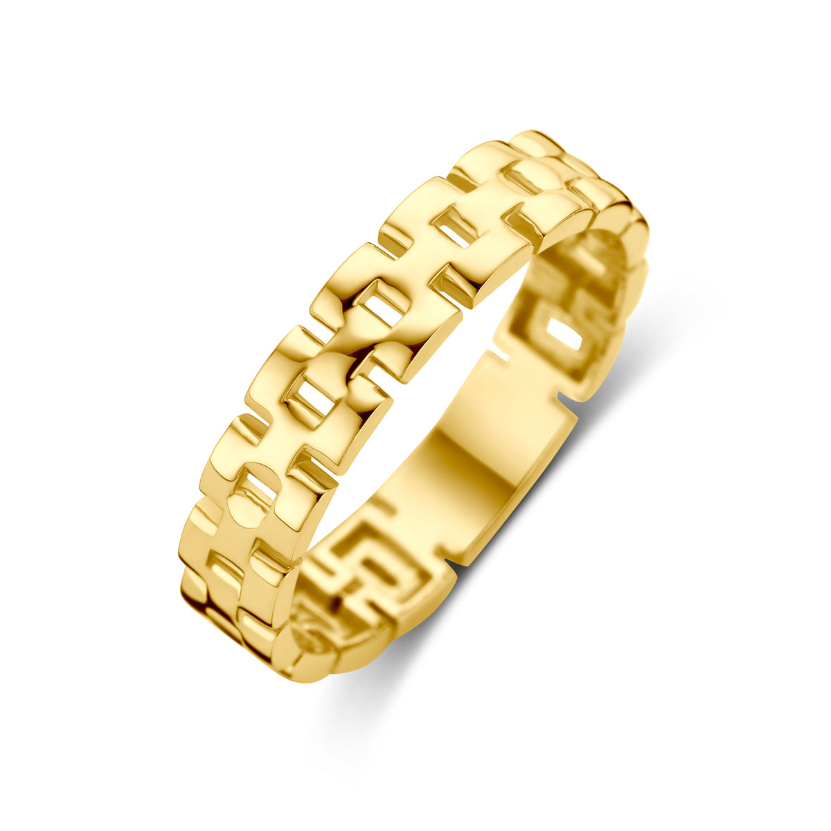14K Geelgoud Ring Schakel 4030882 - PansiteNederland.nl