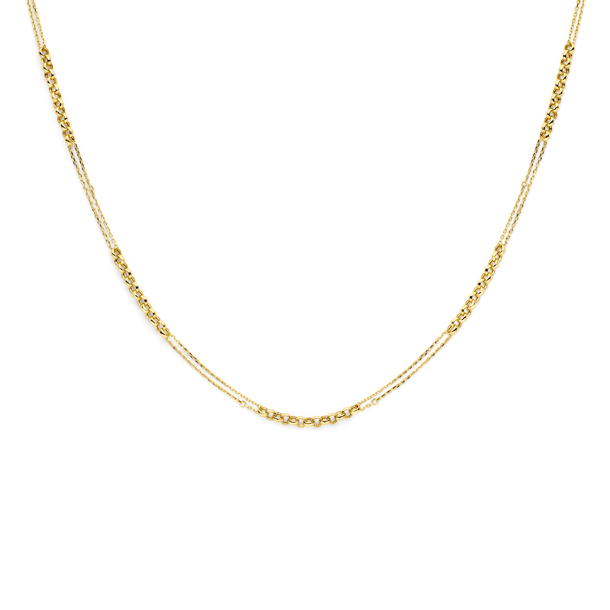 14K geelgoud collier 41 + 3 cm 4030919 - PansiteNederland.nl