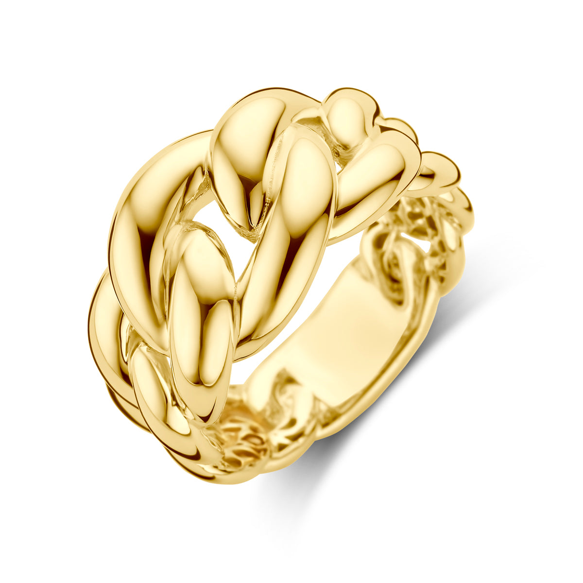 14K Geelgoud Ring Schakel 4031224 - PansiteNederland.nl