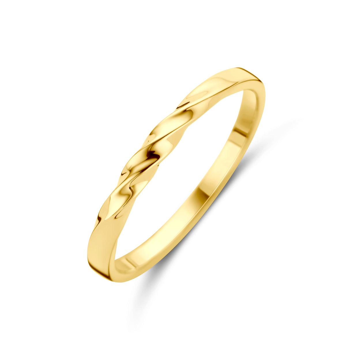 14K Geelgoud Ring Gedraaid 4031278 - PansiteNederland.nl