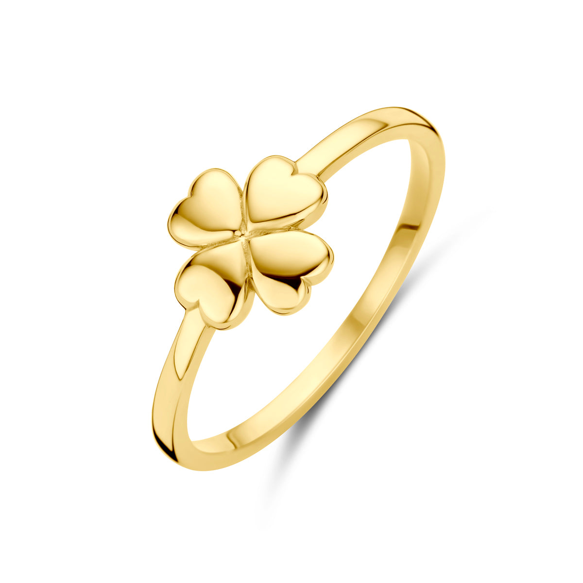 14K Geelgoud Ring Klavertje 4031646 - PansiteNederland.nl