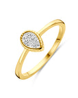 14K Geelgoud Ring Met Zirkonia 4031699 - PansiteNederland.nl