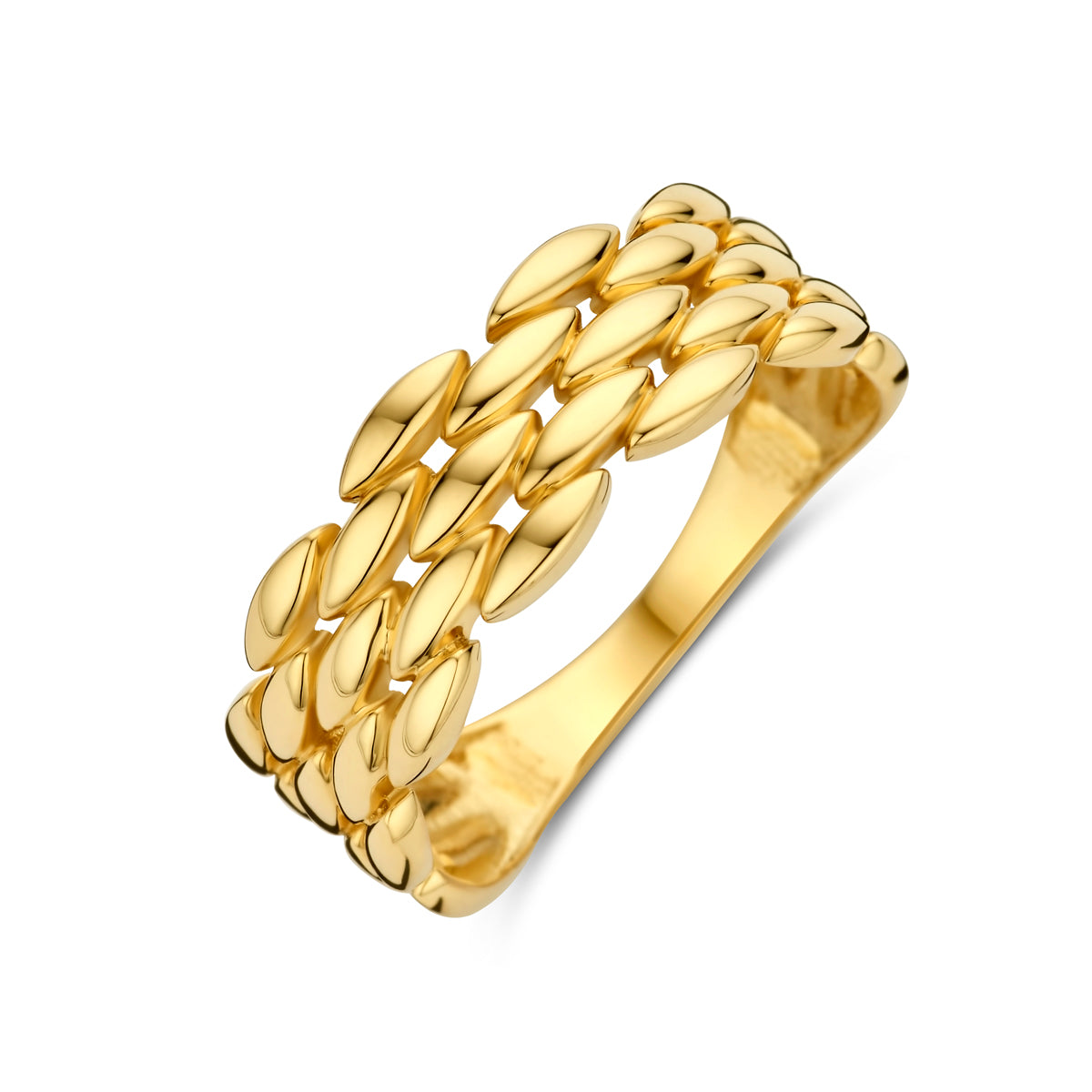 14K Geelgoud Ring Schakel 4031779 - PansiteNederland.nl