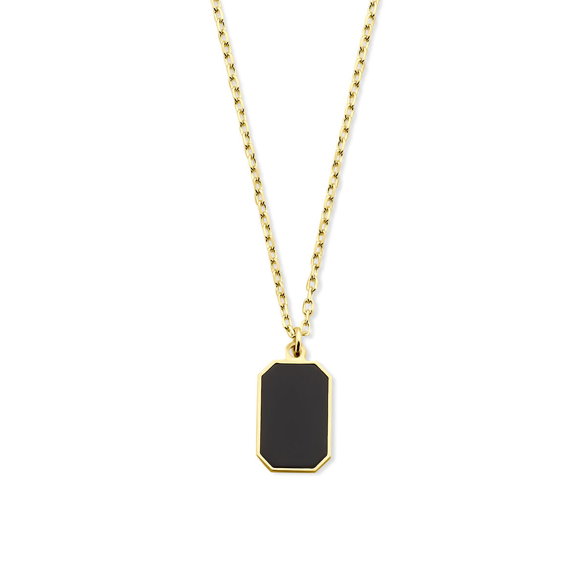 Fantasy Collection Collier onyx 40 - 42 - 44 cm 14K geelgoud
