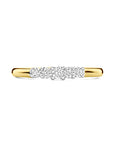 14K Bicolor Gouden Geel/Wit Ring Diamant 0.30Ct H Si 4209069