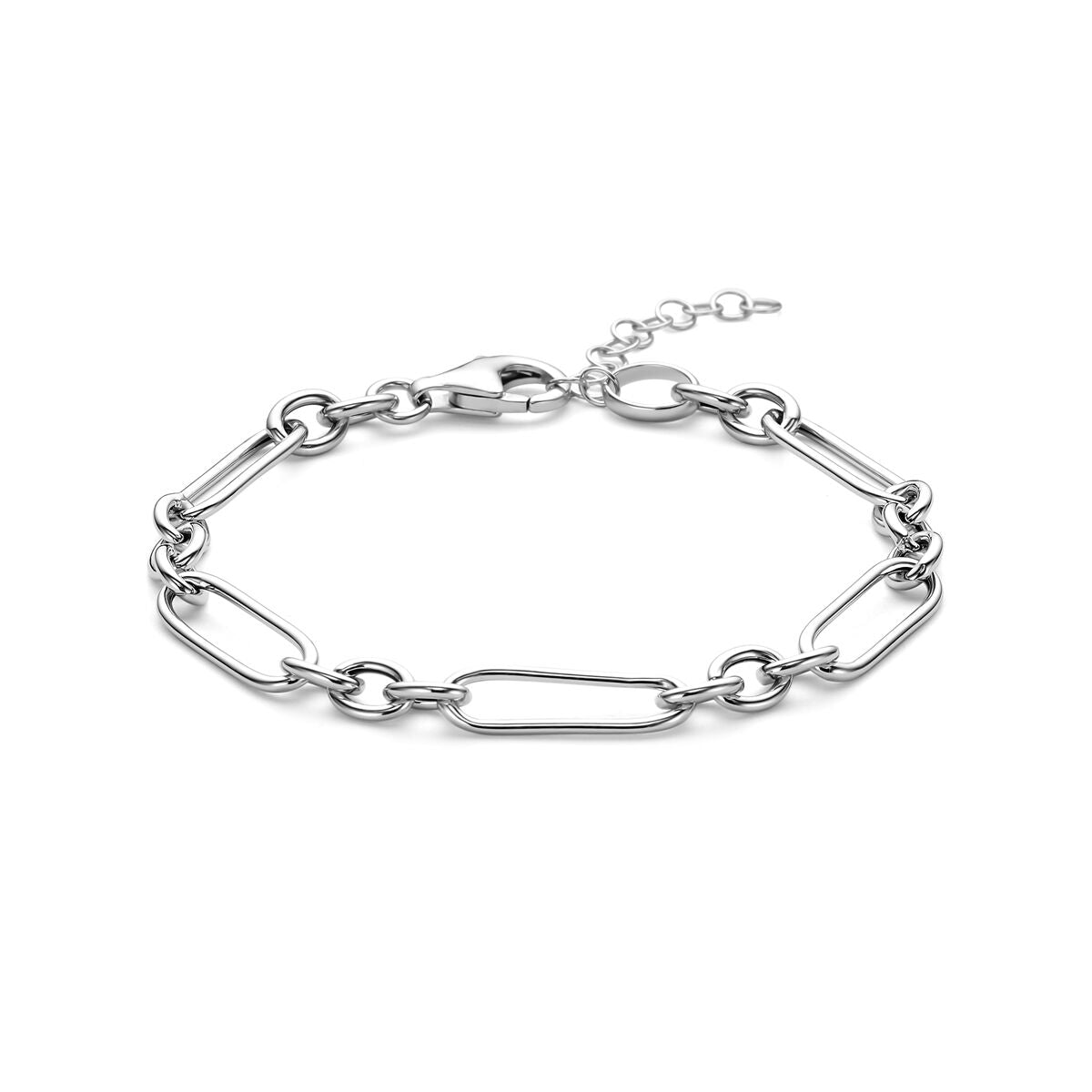 Fantasy Collection Armband 6 mm 17 + 3 cm zilver