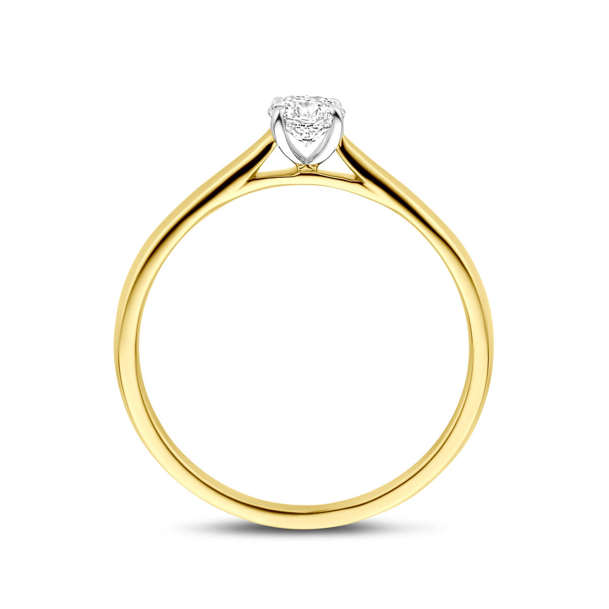 Fantasy Collection Ring lab grown diamant 0.25ct h si 14K bicolor goud
