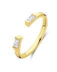 14K Geelgouden Ring Zirkonia 4034038