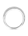 Zilveren Gerhodineerde Ring Zirkonia 1341058 - PansiteNederland.nl