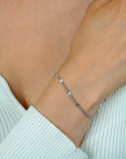 ZINZI zilveren gourmet armband met zonnestralenplaatjes 3mm ZIA2713