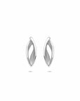 Zilveren gerhodineerde oorknoppen poli/mat 12 mm - 1340826