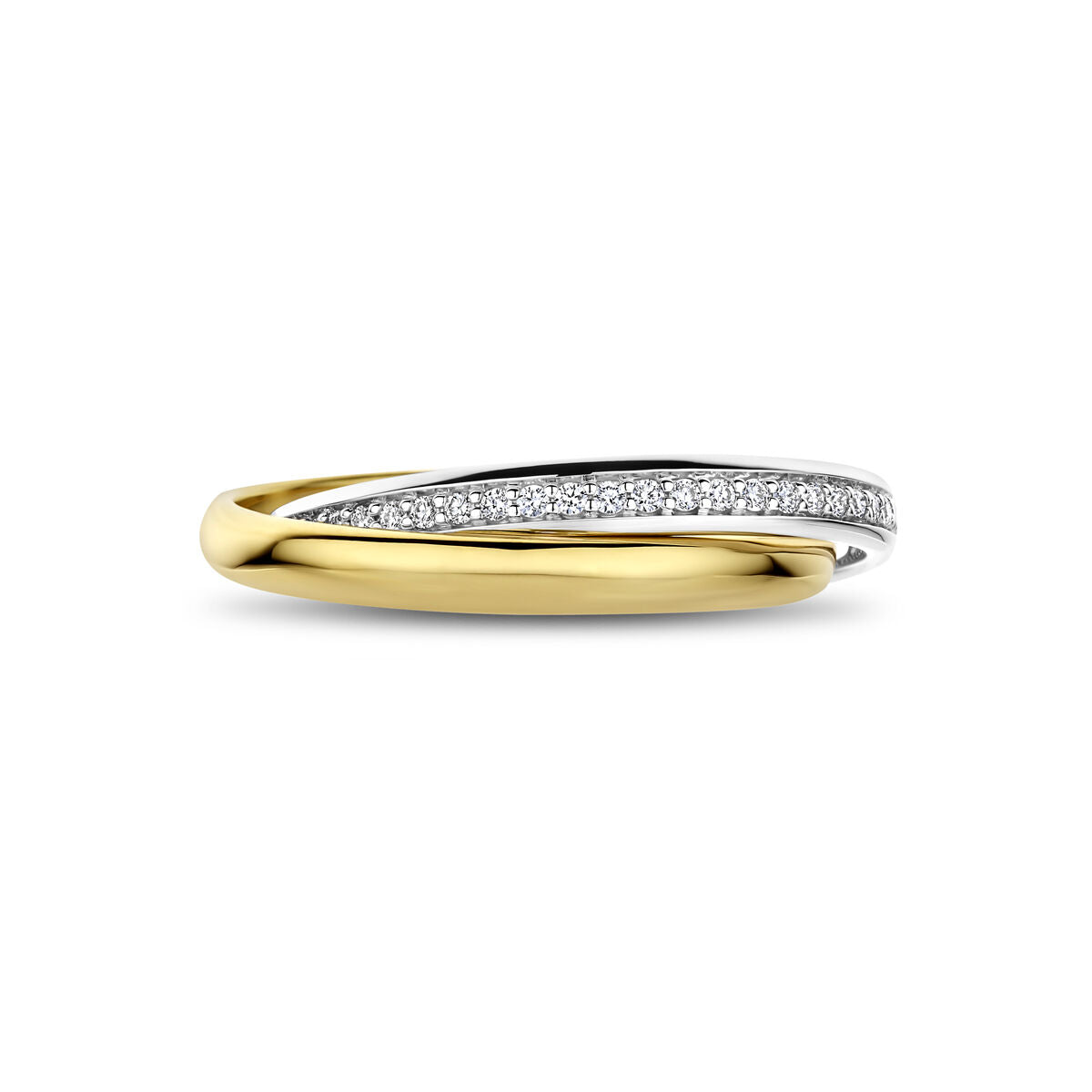 Fantasy Collection Ring diamant 0.27ct h si 14K bicolor goud