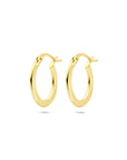 14K geelgouden oorringen 19 mm - 4033500