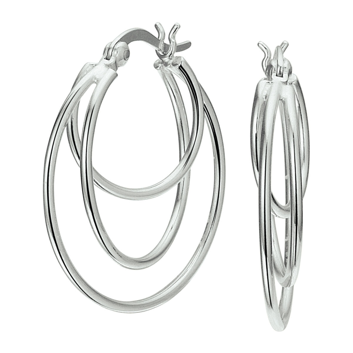 Zilver Gerhodineerd Oorringen 1337458 - PansiteNederland.nl