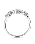 Zilveren Gerhodineerde Ring Zirkonia 1340844