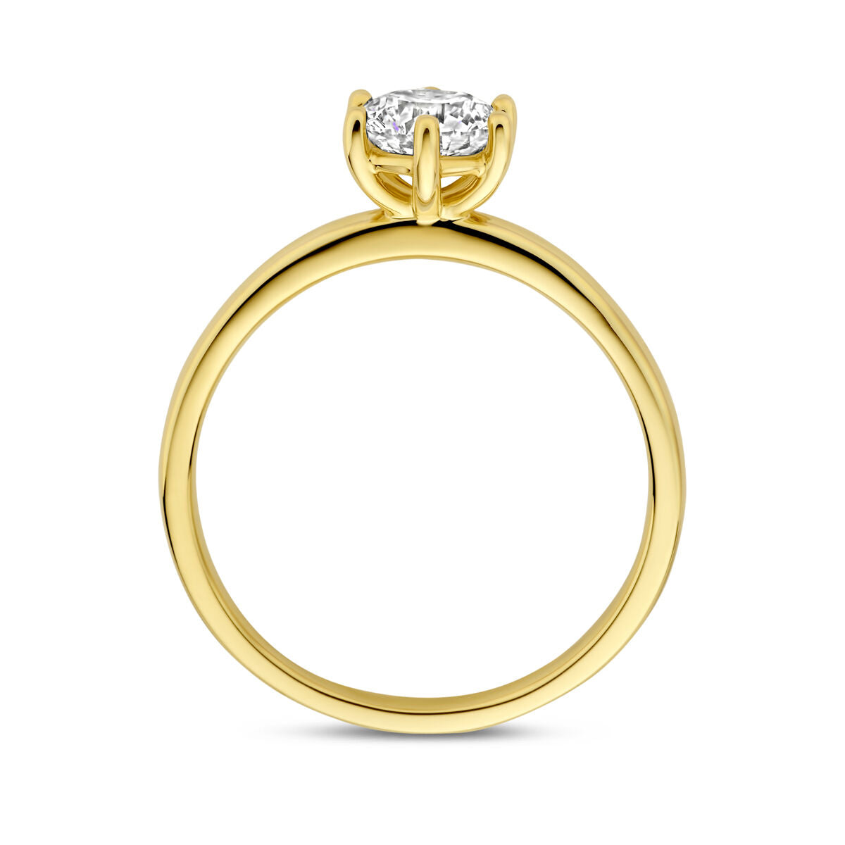 Fantasy Collection Ring lab grown diamant 0.75ct f vs 14K geelgoud
