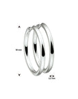 Zilver Klapoorringen 2,5 MM Rond 1001563 - PansiteNederland.nl