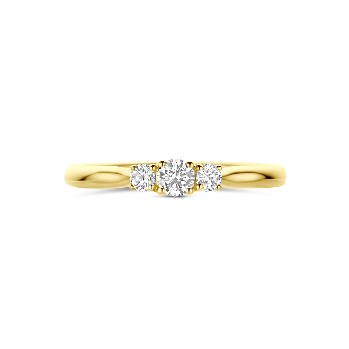 Fantasy Collection Ring lab grown diamant 0.26ct g vs 14K geelgoud