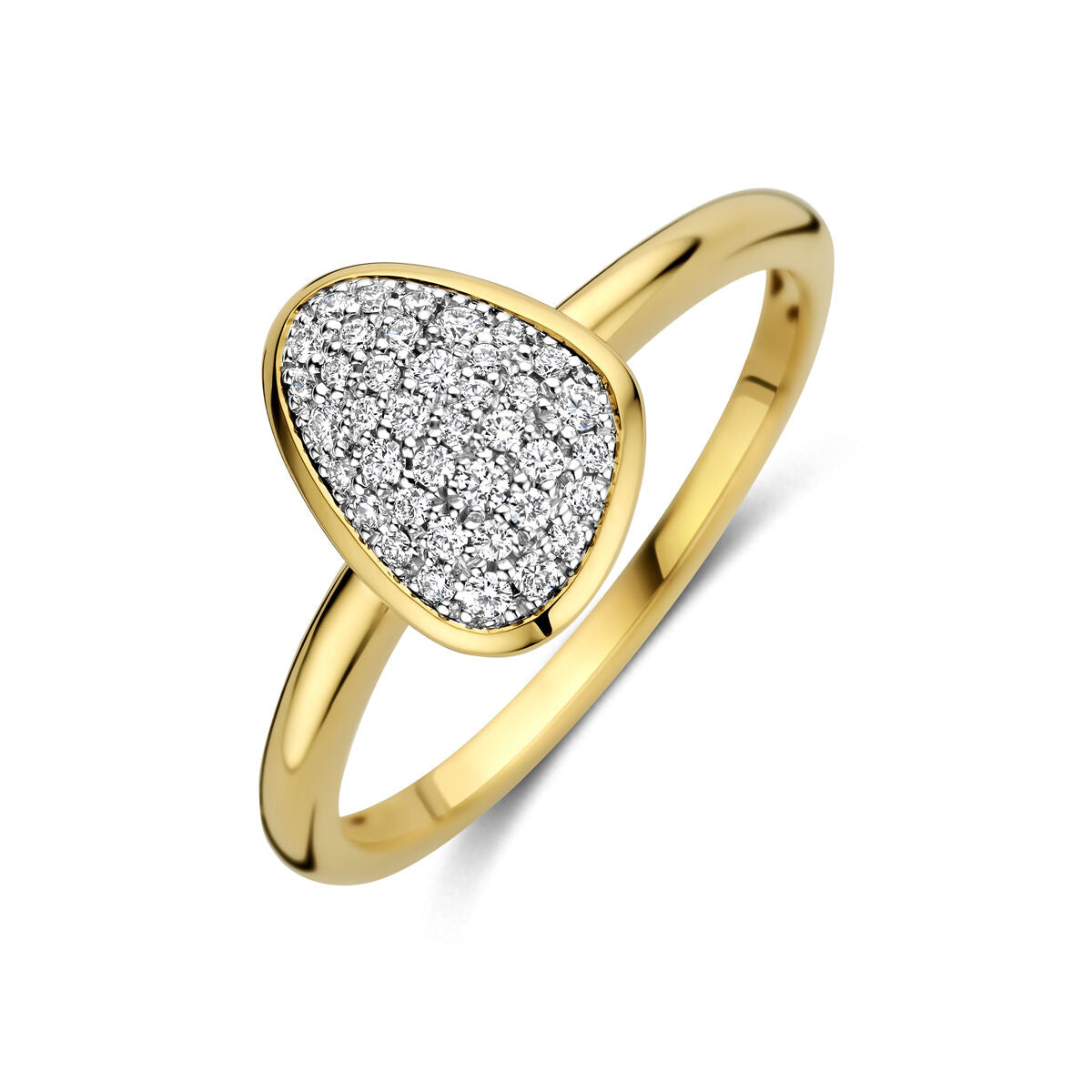 Fantasy Collection Ring diamant 0.16ct h si 14K bicolor goud