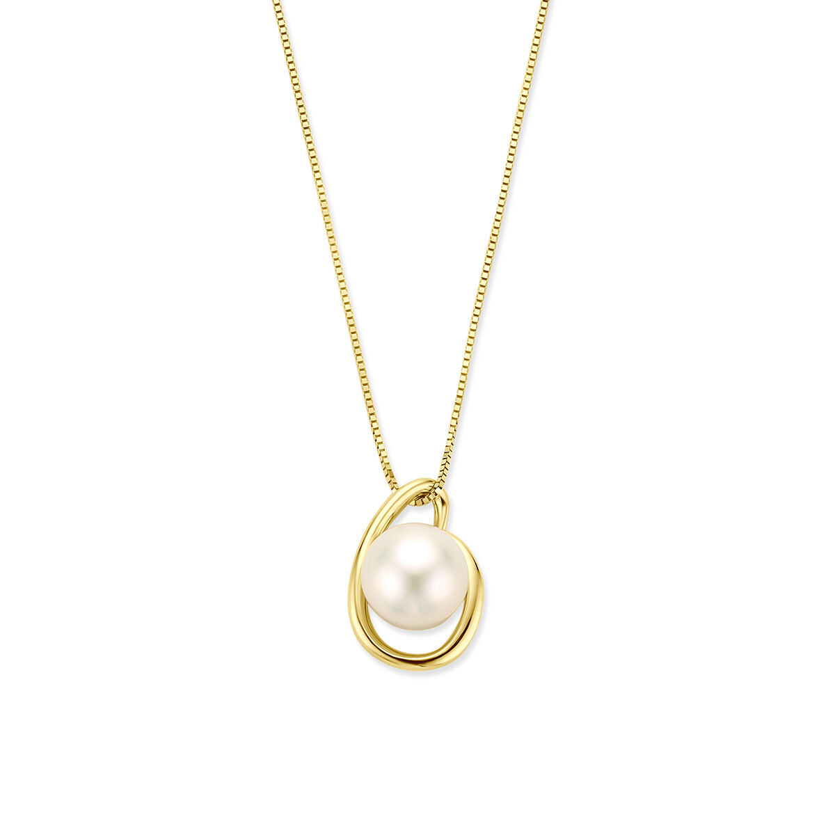 Fantasy Collection Collier parel 40 - 42 - 44 cm 14K geelgoud